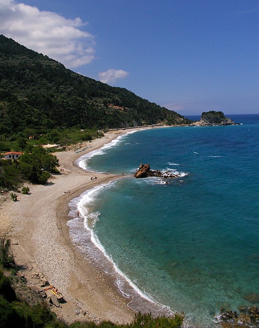 de stranden van Samos